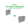 Kit com 2 unidades de dobradiças 1010 para união vidro e vidro central - 1