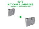 Ver imagem 4 de Kit com 2 unidades de dobradiças 1010 para união vidro e vidro central