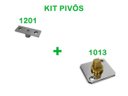 Ver imagem 4 de Kit pivô e bucha para dobradiças de porta de vidro pivotante