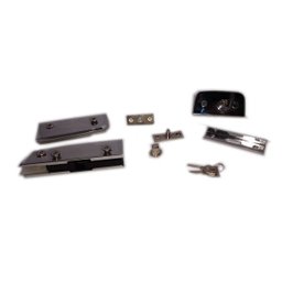 Kit ferragens para porta pivotante de vidro Blindex - Tradicional - 1