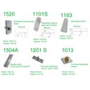 Ver imagem 3 de Kit ferragens para porta pivotante de vidro Blindex - Tradicional