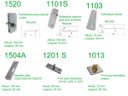 Ver imagem 3 de Kit ferragens para porta pivotante de vidro Blindex - Tradicional