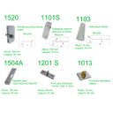 Ver imagem 2 de Kit ferragens para porta pivotante de vidro Blindex - Tradicional