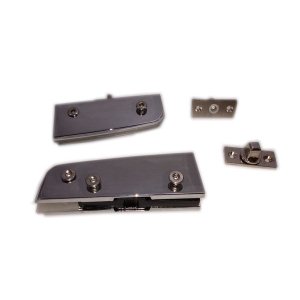Kit dobradiças para porta pivotante de vidro temperado blindex - opção mola