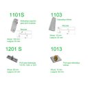 Ver imagem 3 de Kit dobradiças para porta pivotante de vidro temperado blindex - opção mola