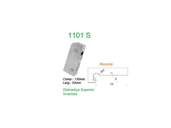 1101 S Dobradiça superior para porta pivotante de vidro temperado blindex - 3