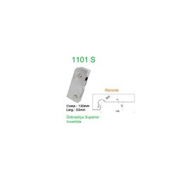 1101 S Dobradiça superior para porta pivotante de vidro temperado blindex - 3