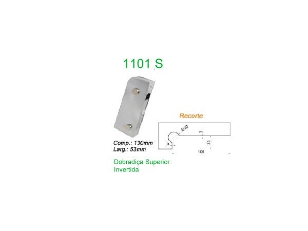 1101 S Dobradiça superior para porta pivotante de vidro temperado blindex - 2