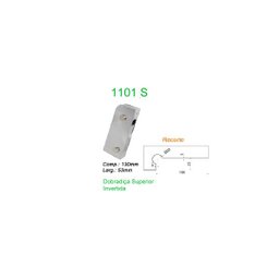 1101 S Dobradiça superior para porta pivotante de vidro temperado blindex - 2