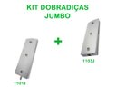Ver imagem 1 de Kit com dobradiças jumbo para porta de vidro pivotante