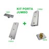 Kit instalação Jumbo para porta de vidro pivotante - 8