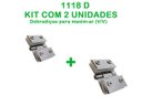 Ver imagem 4 de Kit com duas 2 unidades de dobradiças 1118 D vidro e vidro