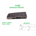 Ver imagem 2 de 1103 - Dobradiça Inferior Para Vidro Temperado - Tipo Mola