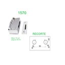 Ver imagem 3 de Trinco bate e fecha para janela em vidro Blindex 1571 V/A