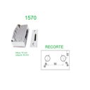 Ver imagem 4 de Trinco bate e fecha para janela em vidro Blindex 1571 V/A