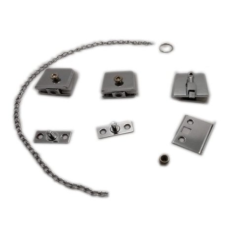 Kit bascula acessórios completo para vidro temperado Blindex