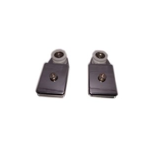 Kit com 2 Roldanas 1126 tipo carrinho para Blindex