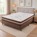 Ver imagem 1 de Conjunto Base Box Casal com Colchão High Quality Ecoflex 138x188x72