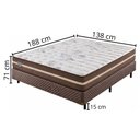 Ver imagem 6 de Conjunto Base Box Casal com Colchão High Quality Ecoflex 138x188x72