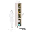 Ver imagem 2 de Paneleiro de Cozinha 40cm 2 Portas 4 Prateleiras Art Luciane Móveis
