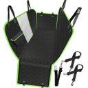 Ver imagem 1 de Capa Protetora Banco Traseiro Pet Cães Gatos Passagem Cinto