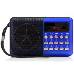Rádio Portátil Digital Fm Bluetooth USB Recarregável - 1