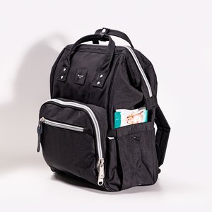 Bolsa Mochila Maternidade 2.0 | Premium | Preta