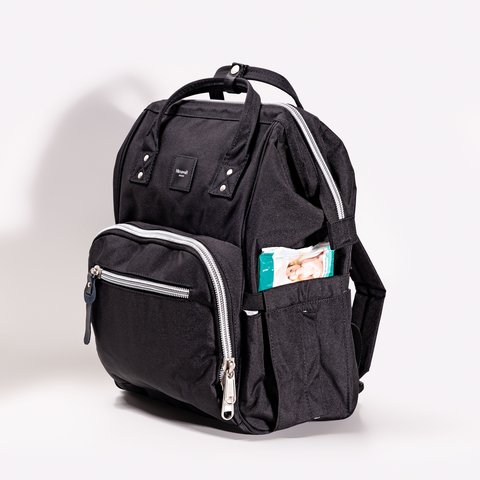 Bolsa Mochila Maternidade 2.0 | Premium | Preta