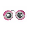 Caixa de Som 5W Rms Redonda Rosa xc-Cm-01 - 1