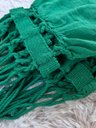 Ver imagem 3 de Rede de Dormir Casal Balanço de Algodão Reforçada 3,80m X 1,50m Varias Cores:verde Bandeira