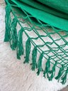Ver imagem 5 de Rede de Dormir Casal Balanço de Algodão Reforçada 3,80m X 1,50m Varias Cores:verde Bandeira