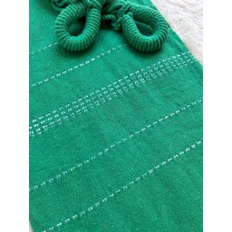 Rede de Dormir Casal Balanço de Algodão Reforçada 3,80m X 1,50m Varias Cores:verde Bandeira - 4