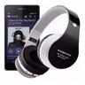Fone de Ouvido Stereo Bluetooth Sem Fio Sd Card Mp3/4 Preto - 2