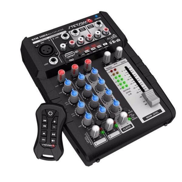 Mesa Som Stetsom 3 Canais 12V Stm1003 Menor preço em Mesa Som Stetsom 3 Canais 12V Stm1003