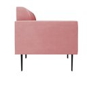 Ver imagem 3 de Sofá Namoradeira Pés Villach Marisa Suede D03 - D\'rossi Cor Rose