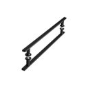 Ver imagem 5 de Puxador de Porta Inox Vidro Pivotante Preto 50cm Ms Fs