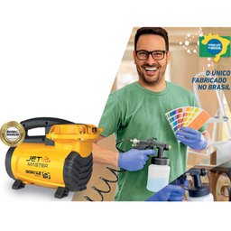 Compressor de Ar Direto Portatil Cs-5,3 Jet Master 500w 220v + Kit Pintura Schulz - 2
