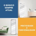 Ver imagem 6 de Espelho Decorativo Retangular Corpo Inteiro 120x30 Cavalete de Chão para Sala Banheiro Quarto