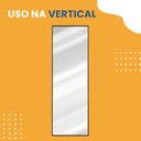 Ver imagem 5 de Espelho Decorativo Retangular Corpo Inteiro 120x30 Cavalete de Chão para Sala Banheiro Quarto