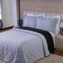 Ver imagem 3 de Kit Cobre Leito Dupla Face Casal Queen 3 Peças Bordado Essence Hipercal 400 Fios 100% Poliéster -