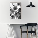 Ver imagem 2 de Quadro Decorativo Coqueiros Preto e Branco 40x60cm