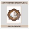 Espelho Decorativo Moldura Madeira Ddek Cambridge 45 cm:Marrom - 4