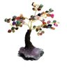 Árvore Felicidade Pedras Cristais 15Cm - 2