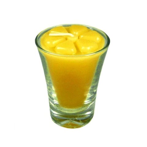 Kit 50 Velas Amarelas 7 Cm no Copinho 12h Decoração Festa