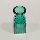 Ver imagem 4 de Vaso Garrafa Decorativo de Vidro Turquesa 11x5x5cm Enfeite Sala Mesa Estante
