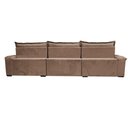 Ver imagem 6 de Sofá Retrátil e Reclinável 3,85m Cama inBox Big Fresh com SoftGel D40 Velupluma Castor