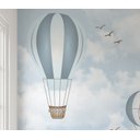 Ver imagem 2 de Papel de parede infantil para quarto de bebê balão menino azul PP20b M²