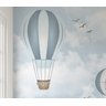 Papel de parede infantil para quarto de bebê balão menino azul PP20b M² - 2