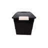 Caixa Organizadora Preta Com Travas 24L - 1