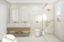 Ver imagem 2 de Porta Shampoo de Banheiro em Aço Inox Dourado Linha Larissa Stainless